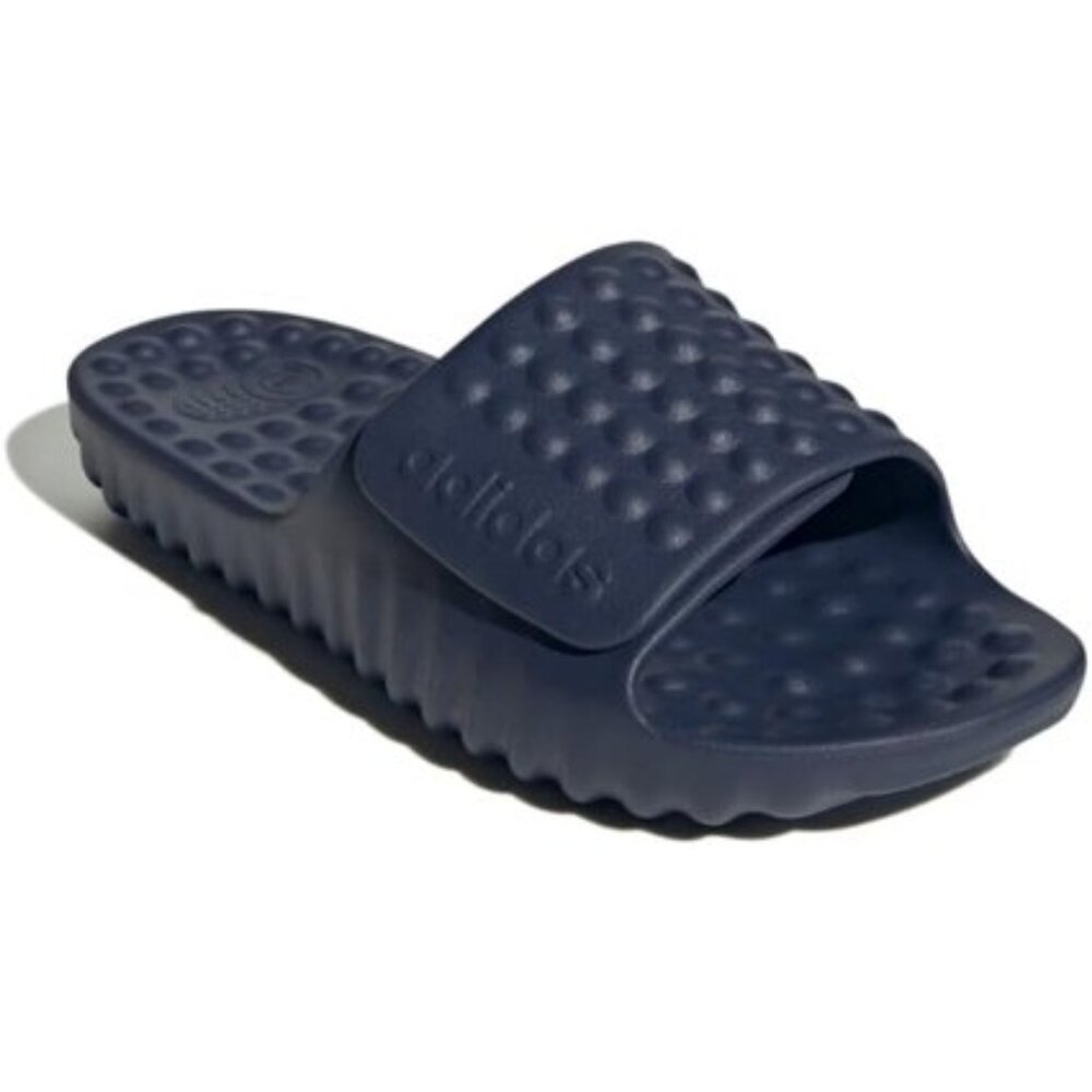 adidas Unisex Adissage Flux Slide – Dark Blue, Women’s 8 / Men’s 7 HOLIDAY GIFT - Picture 1 of 12